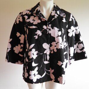 COLDWATER CREEK women’s button-front Hawaiian jacket